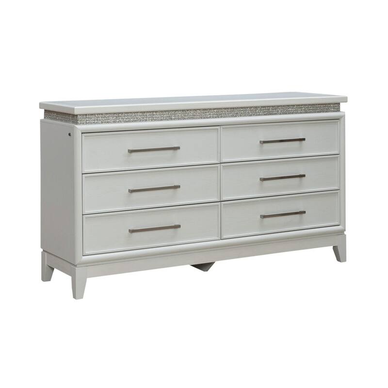 Liberty Furniture Reflections Touch Light Dresser & Optional Mirror