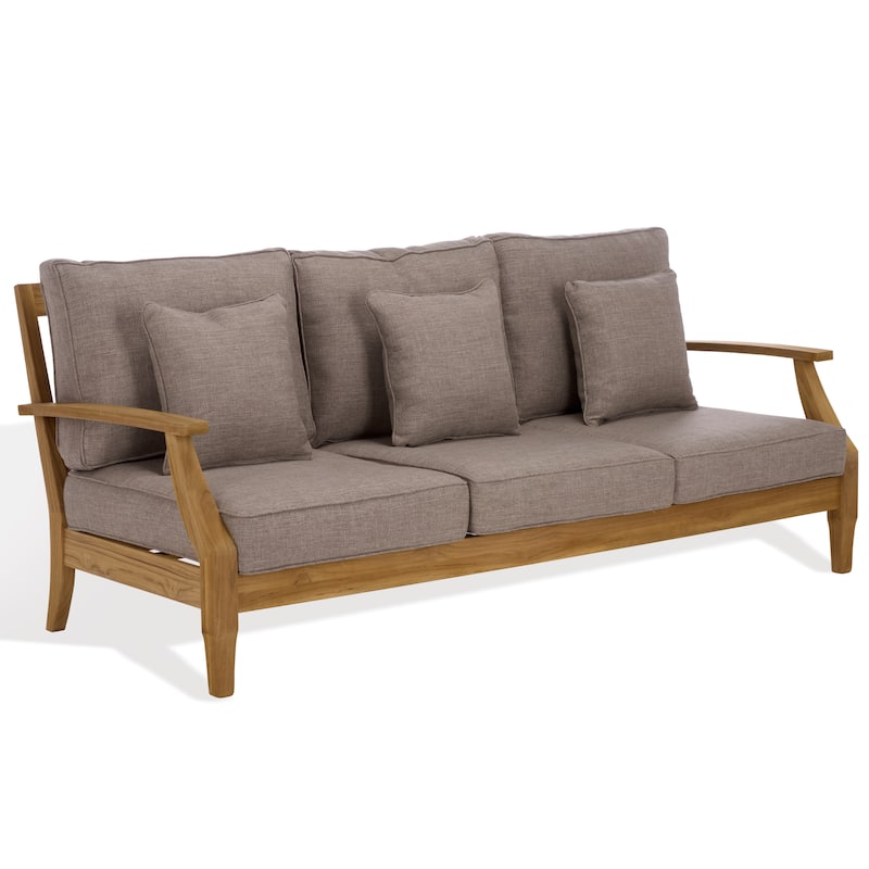 SAFAVIEH Couture Martinique Wood Patio Sofa