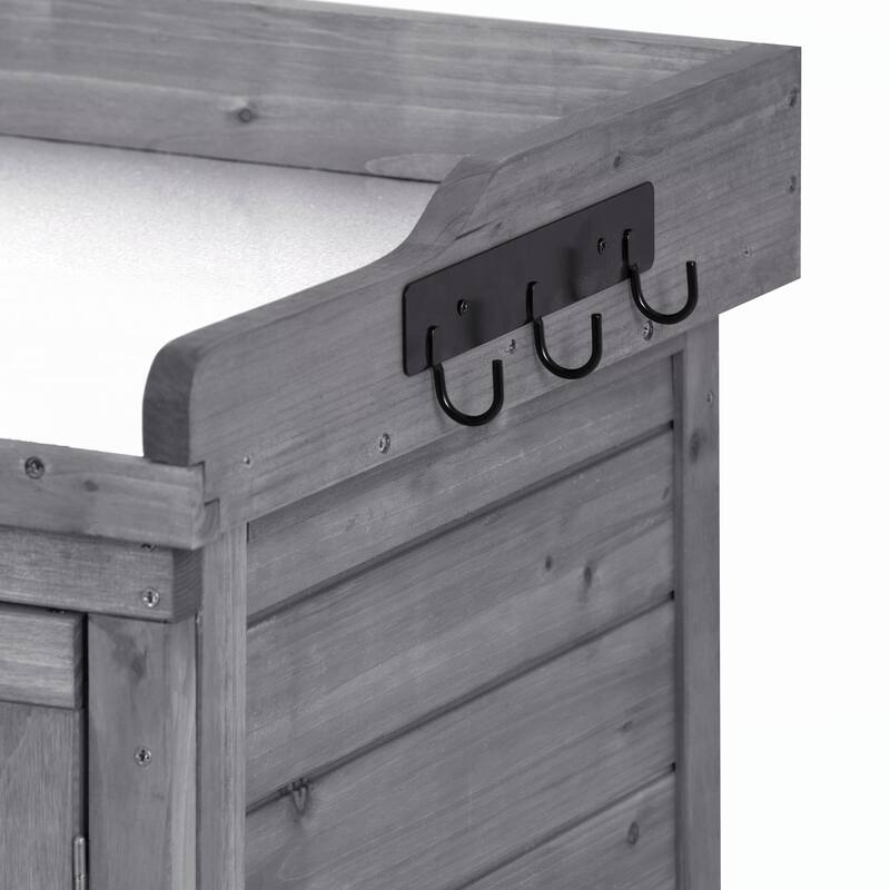Outdoor 39" Potting Bench Table