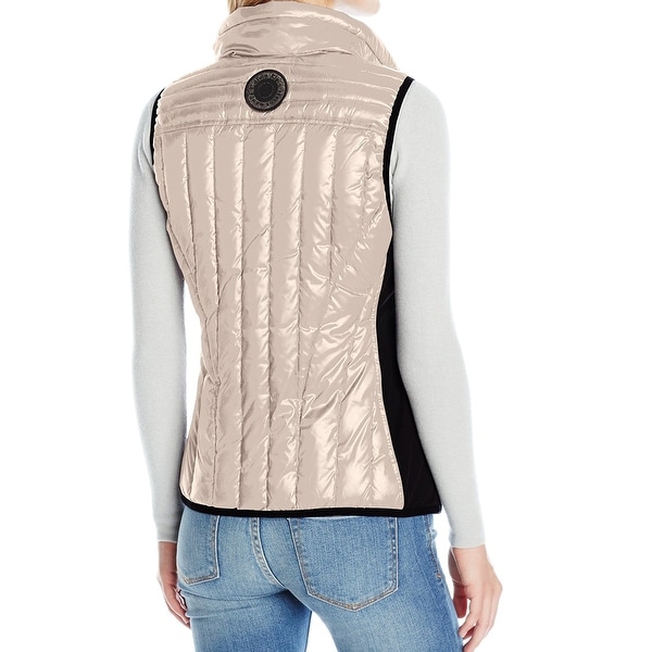 calvin klein pink puffer vest