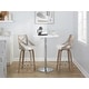 preview thumbnail 20 of 21, The Gray Barn Charlotte 24" Fixed-Height Counter Stool with Bent Wood Legs (Set of 2)