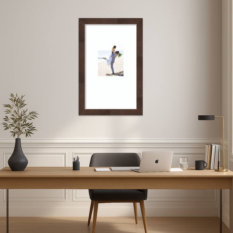 Wildwood Brown Narrow Framed Picture Frame, Photo Frame