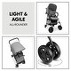 preview thumbnail 3 of 5, hauck Sport T13 Lightweight Compact and Foldable Stroller, Push Chair, Grey - 13.2
