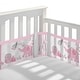 preview thumbnail 15 of 24, BreathableBaby Breathable Mesh Liner for Full-Size Cribs, Classic 3mm Mesh (Size 4FS Covers 3 or 4 Sides) Safari Fun Girl