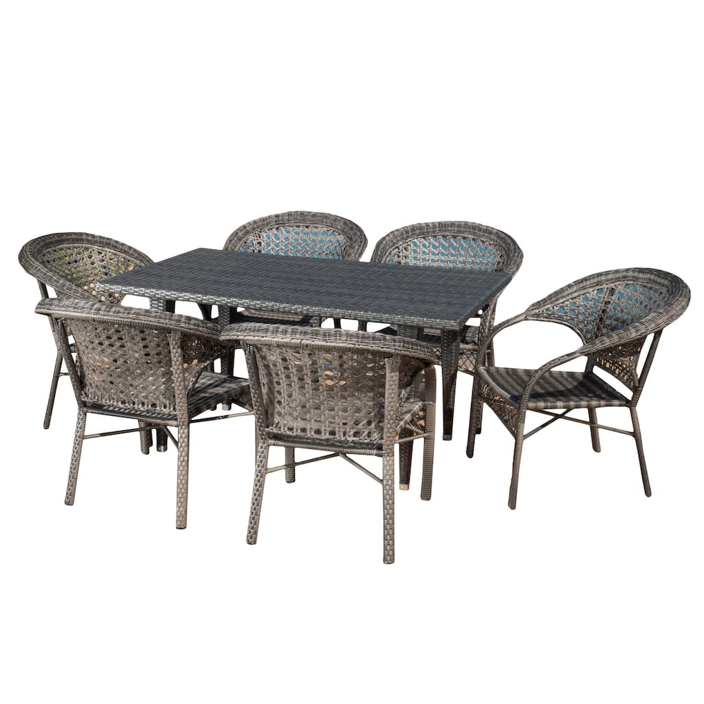 River 7-piece Outdoor Dining Set by Christopher Knight Home