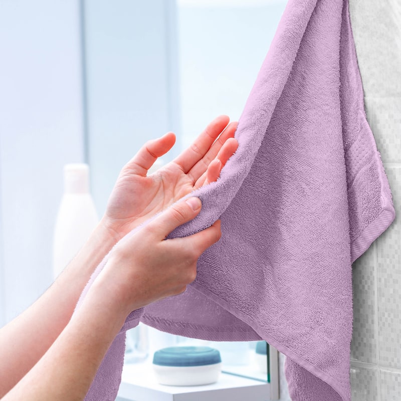 Superior Miami 100% Cotton 6-Piece Towel Set - Lightweight & Quick Drying