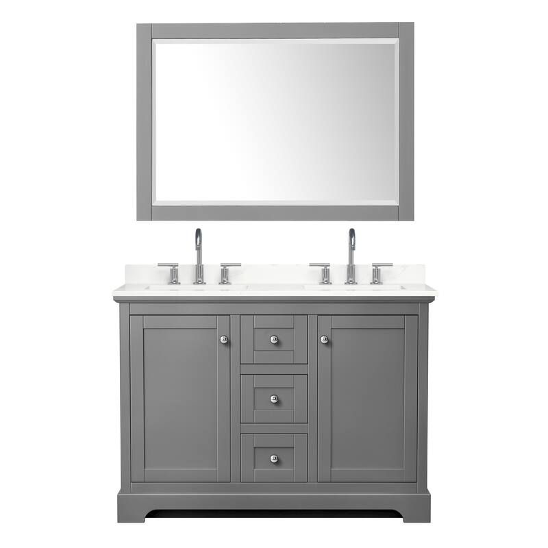 Wyndham Collection WCV232348D-QTZ-US3M46 Avery 48" Free Standing