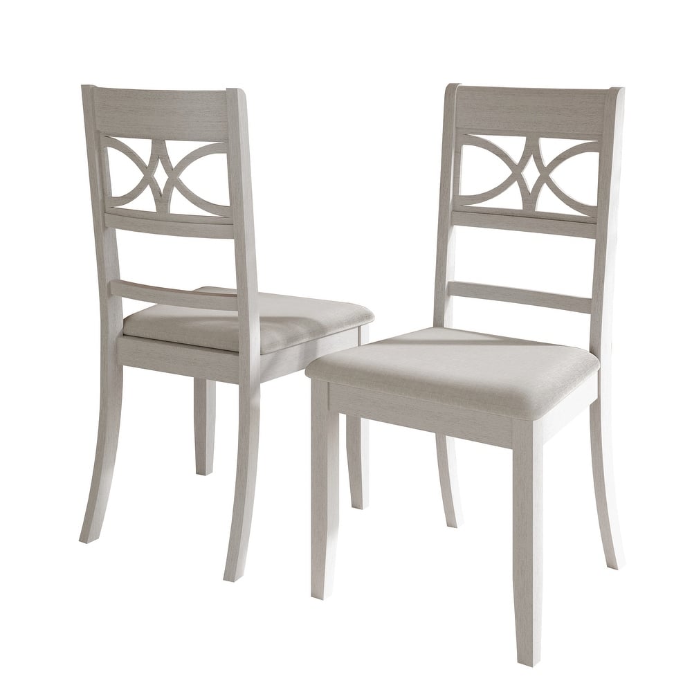 CraftPorch Mid-Century Modern Wooden Dining Chairs (Set of 2)