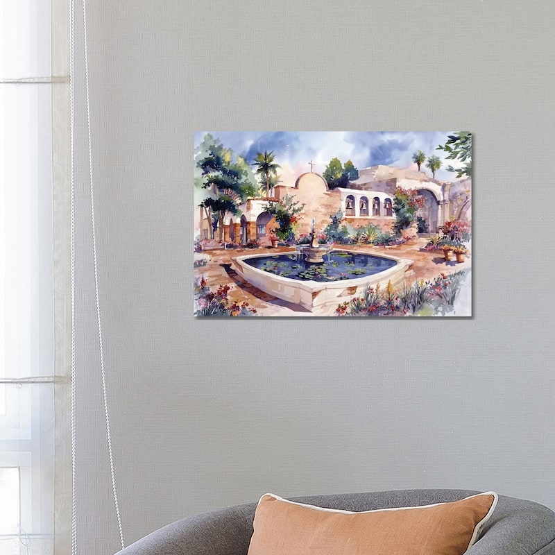 iCanvas "Mission San Juan Capistrano" by Bill Drysdale Canvas Print - 18x26x1.5