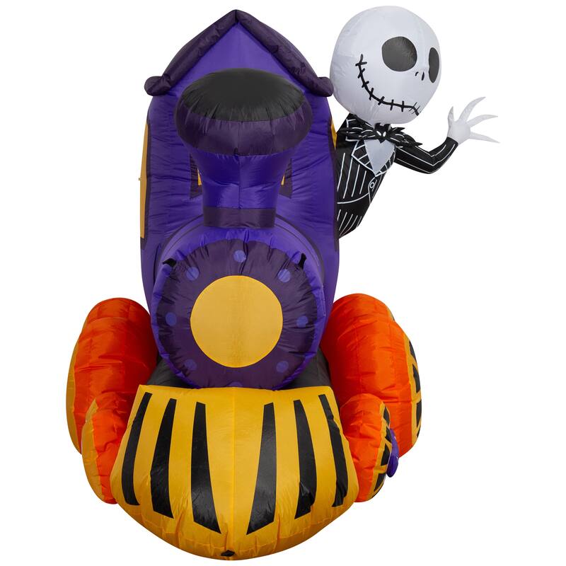 Lightshow Airblown-Jack Skellington in Purple Train Scene-Disney