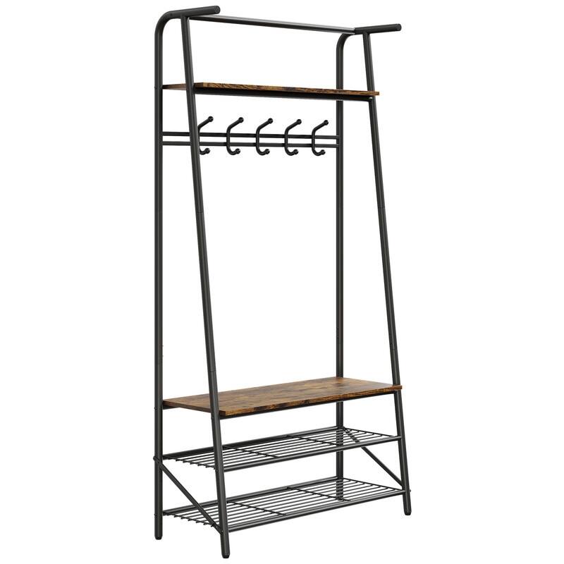 Simple hallway rack