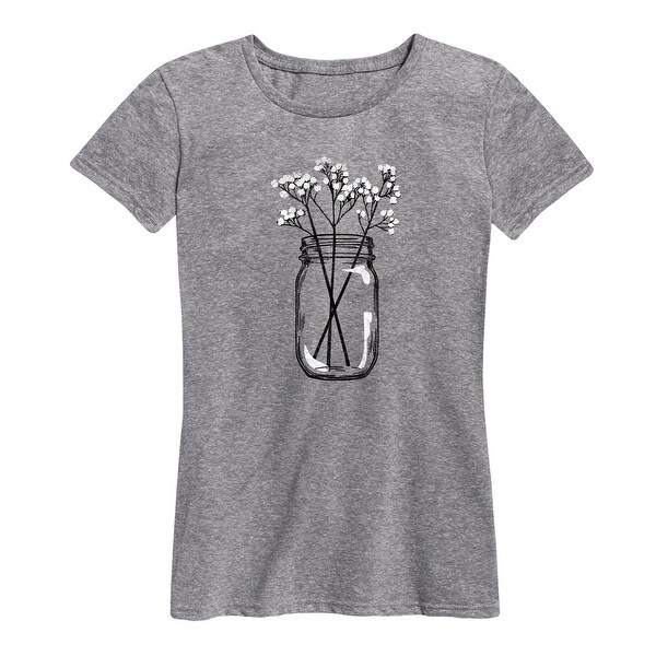 Babys Breath Jar - Women's Short Sleeve Graphic T-Shirt
