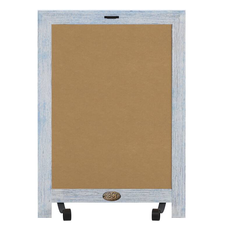 Freestanding Tabletop or Wall Mount Magnetic Chalkboard