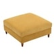 preview thumbnail 6 of 4, 38.13" Wide Square Corduroy Ottoman
