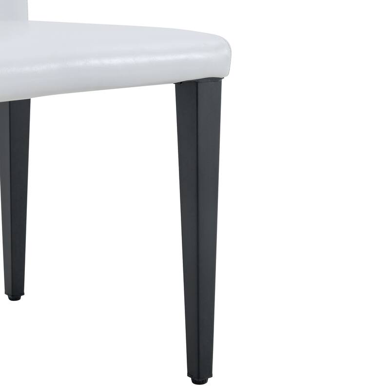 2 piece PU dining chairs, simple and versatile, comfortable and accompanied