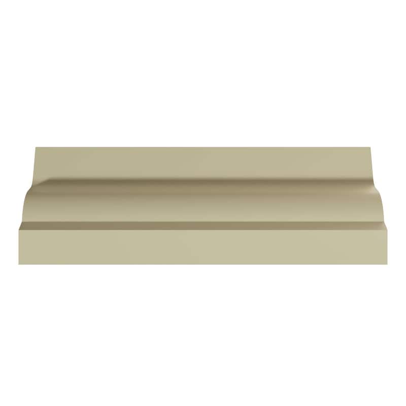 2 3/8"H x 2 3/8"P x 3 3/8"F x 96"L Grace Crown Moulding - 1-Pack