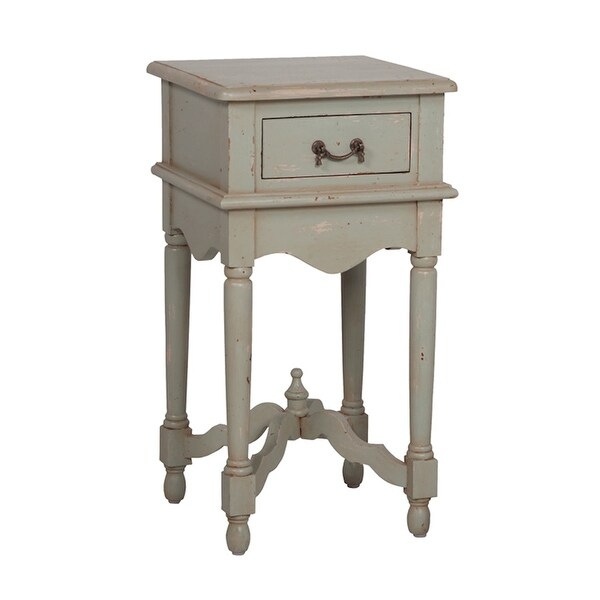 GuildMaster 712526 Legacy 15" Wide Mahogany End Table - Legacy Laurel Green