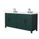 Option Green / White Quartz Top / Matte Black Hardware
