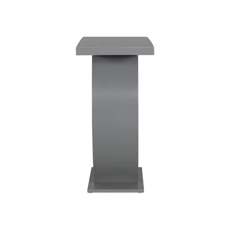 Mirod Stylish Modern Console Table with Egg-Shaped Base