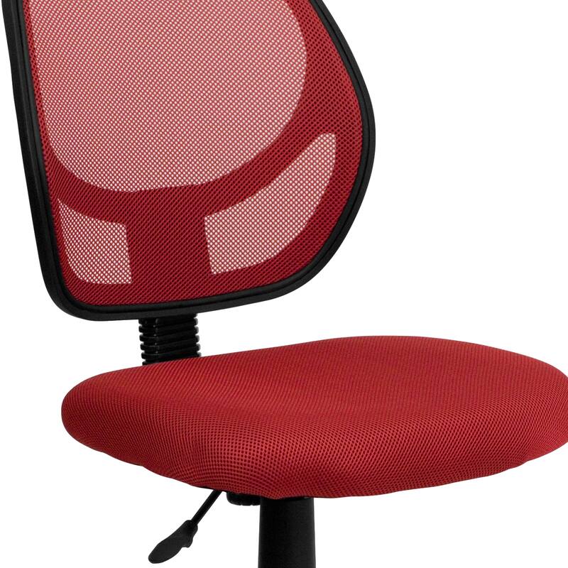 Low Curved Back Mesh Swivel Task Office Chair
