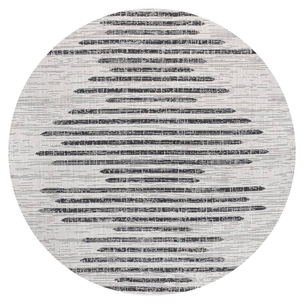 JONATHAN Y Colonia Berber Stripe Geometric Indoor/Outdoor Area Rug