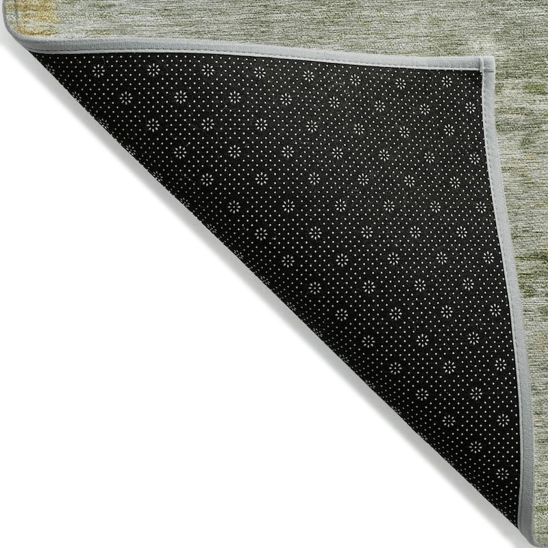 Machine Washable Indoor/Outdoor Contemporary Chantille Rug