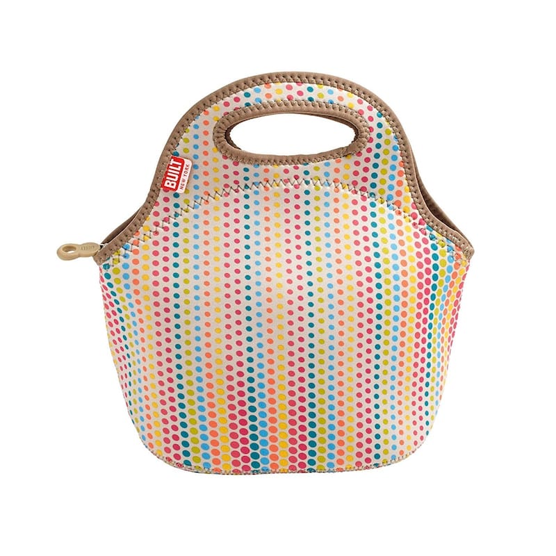 Built Gourmet Getaway Neoprene Lunch Bag - Candy Dot