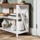 preview thumbnail 14 of 24, The Gray Barn Farmhouse Wood Bookshelf Console