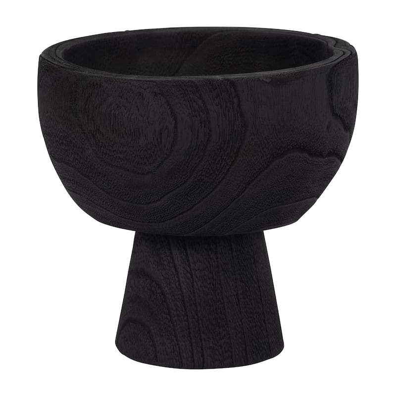 Sagebrook Home 8" Wooden Bowl with Stand