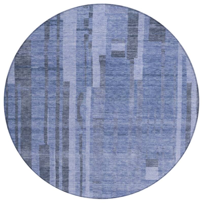 HomeRoots Striped Transitional Rectangle Outdoor Rug