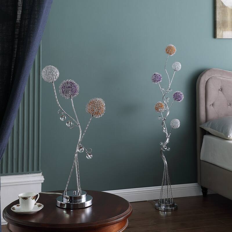 Aluminum Led Zeus Metal Floor Lamp
