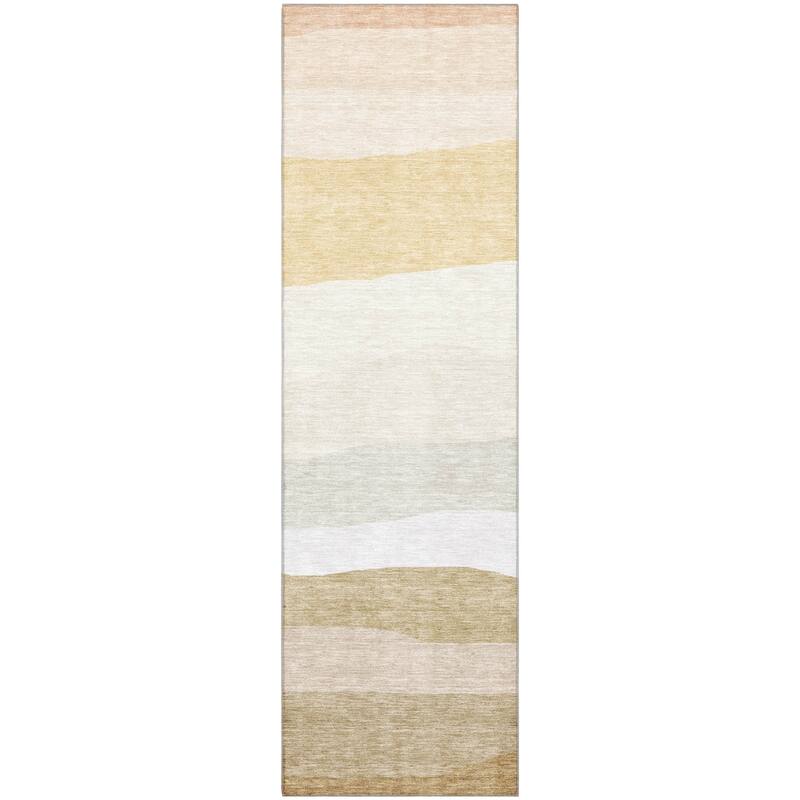 Premium Washable Super Soft Ombre Stripe Mayfield Rug