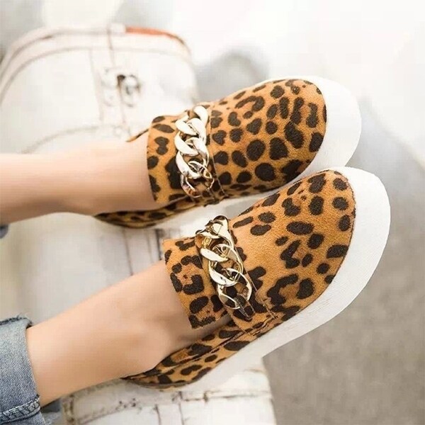 leopard comfort shoes
