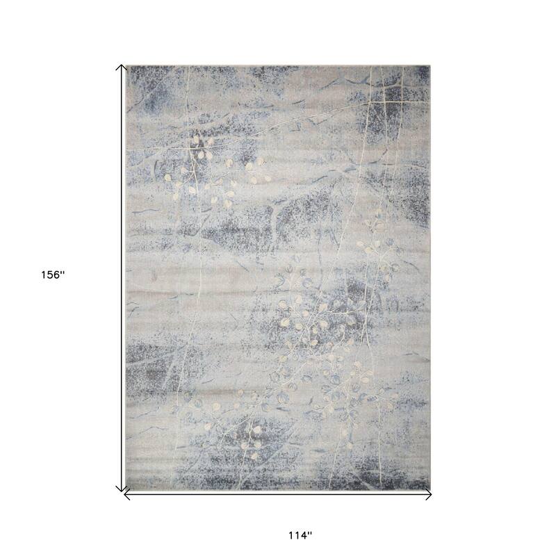 Ruca Power Loomed Floral Traditional Area Rug - 156' X '114' X '0.5