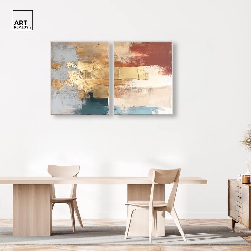 Earthy Glow II Canvas Set of 2 by Art Remedy