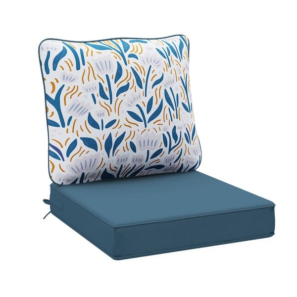 AAAAAcessories Outdoor Seat Cushions for Patio Furniture, Durable Thicken  Pad with Adjustable Straps Patio Chair Cushions Bed Bath Beyond