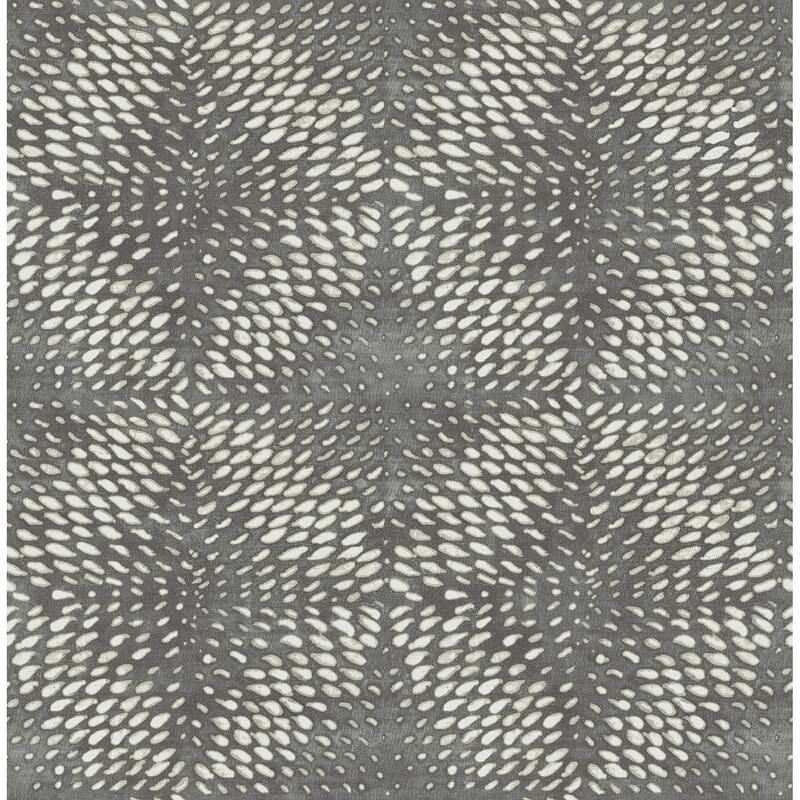 A-Street Prints Ethos Pewter Abstract Wallpaper