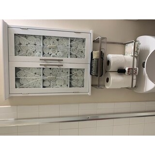 Veranda Bay 2-door Wall Cabinet by Elegant Home Fashions