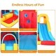 preview thumbnail 7 of 8, 420D 840D Oxford cloth jump surface rocket with fan inflatable castle n001 - 131.10 x 108.27 x 72.83