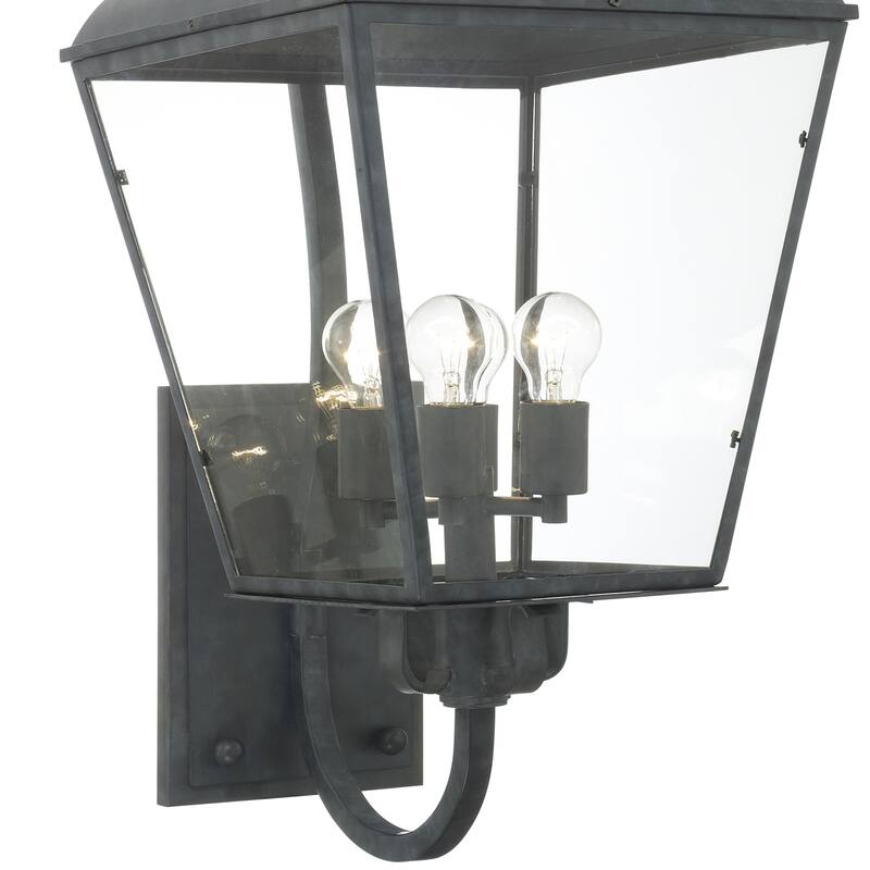 Dumont Outdoor 4 light Wall Mount - 14.5'' W x 38.5'' H x 17.5'' D