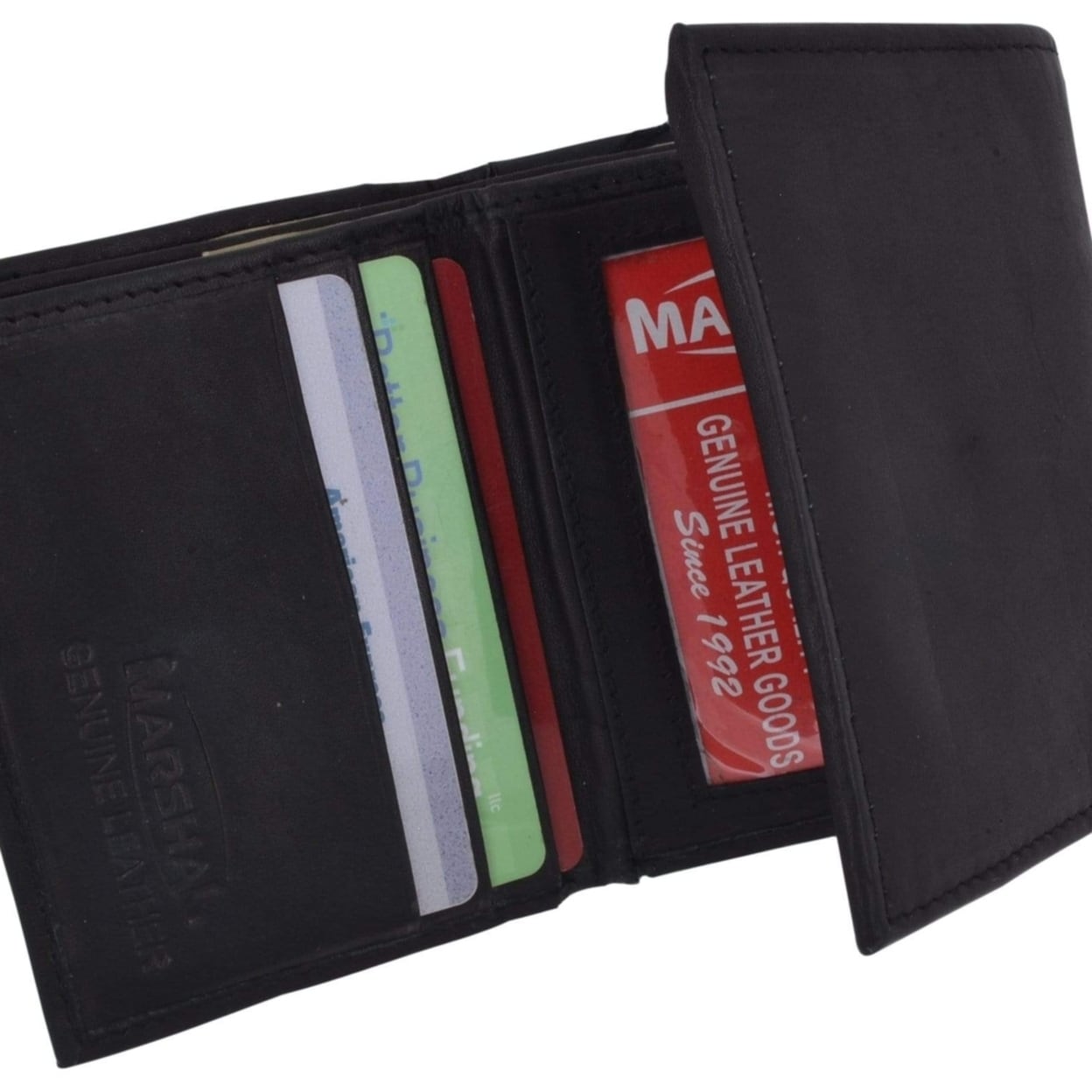 wallet purse cow Leather Credit Card Cover Cases ID Holders bag Customize A156