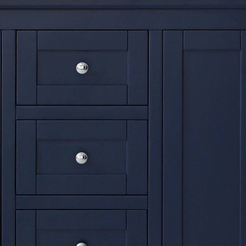 Wyndham Collection Avery 60" Double Free Standing Vanity Cabinet Only