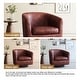 preview thumbnail 90 of 143, Modern 360°Swivel Accent Chairs Barrel Armchairs