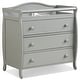 preview thumbnail 7 of 6, 3 Drawer Changing Table Infant Diaper Changing Station with Drawers Grey