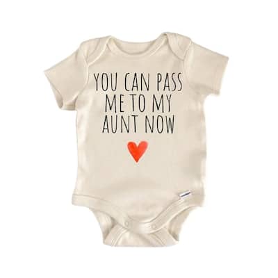 Auntie Aunt - Baby Boy Girl Clothes Infant Bodysuit Funny Cute Newborn