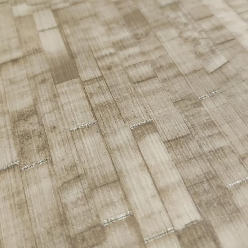 Veer Decor Faux Natural Straw Wallpaper