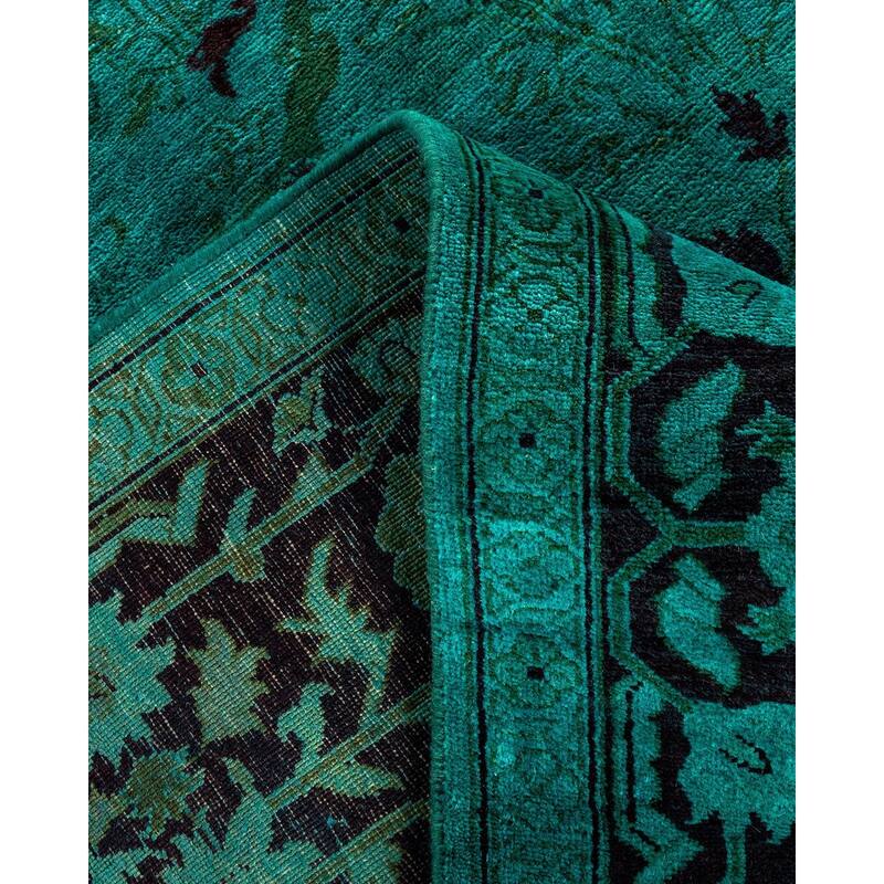Vibrance One-of-a-Kind Handmade Area Rug - Blue, 6' 1" x 8' 9" - 6' 1" x 8' 9"