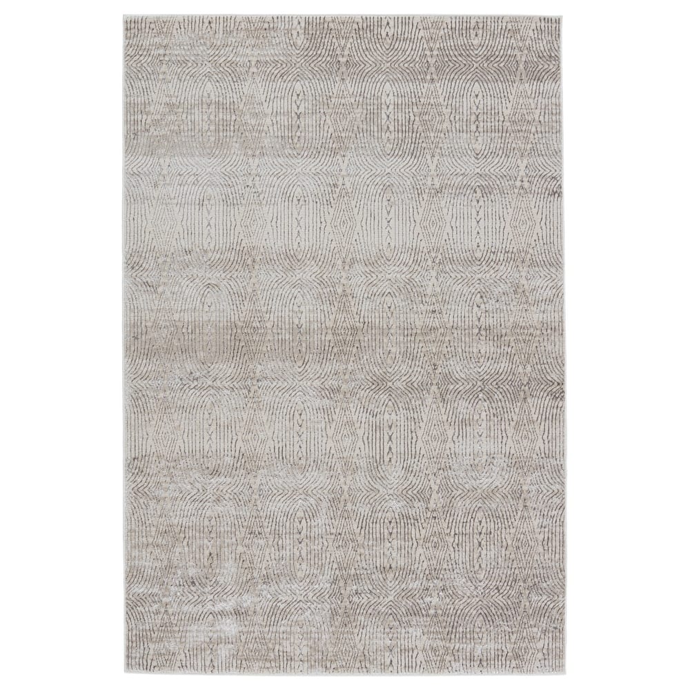 Nikki Chu Jaco Trellis Cream/ Grey Area Rug