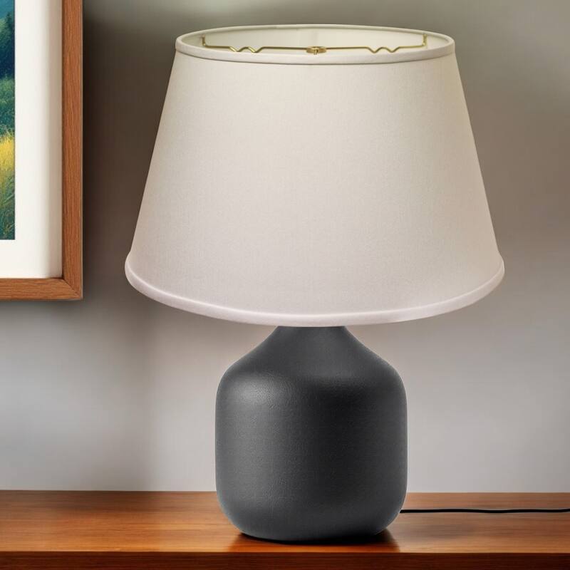 HomeRoots White No Slub Innsbruck Empire Lamp Shade - 18" L x 18" W x 11.5" H