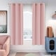 preview thumbnail 115 of 135, Deconovo Grommet Room Darkening Curtains, Set of 4 Panels 42x45 Inch - Coral Pink